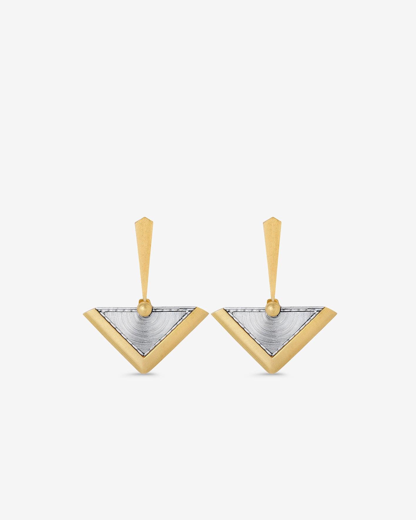 Nikolle Radi  - Triangle Earrings -  (Multi) by NIKOLLE RADI