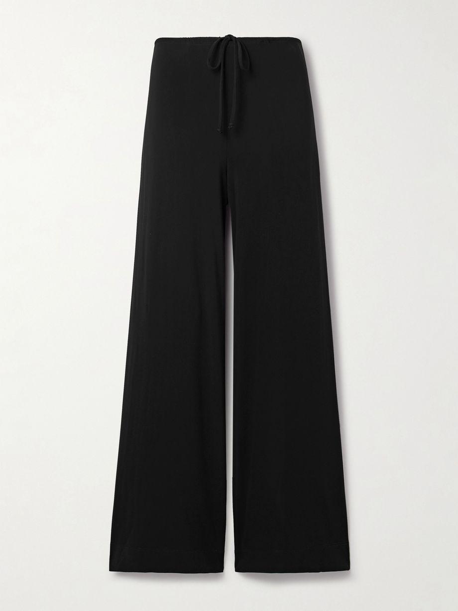 Adriel stretch-jersey wide-leg pants by NILI LOTAN