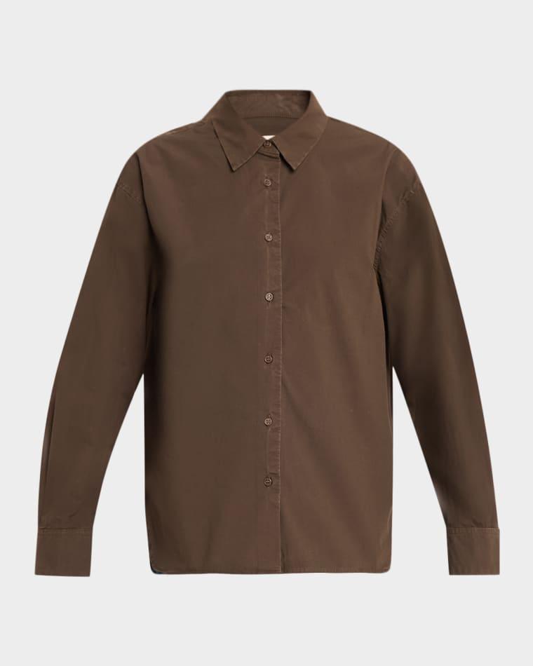 Amante Cotton Oversized Button-Down Shirt by NILI LOTAN