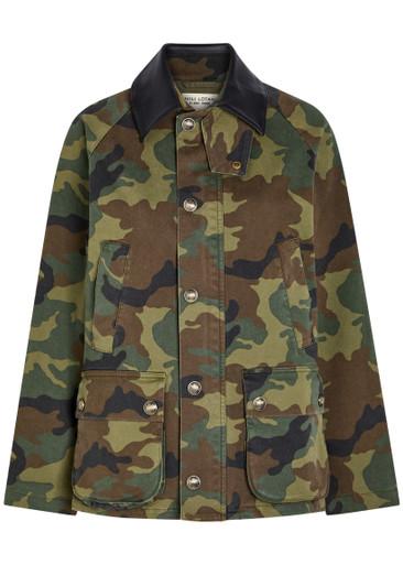 Andrew camouflage-print cotton-blend jacket by NILI LOTAN