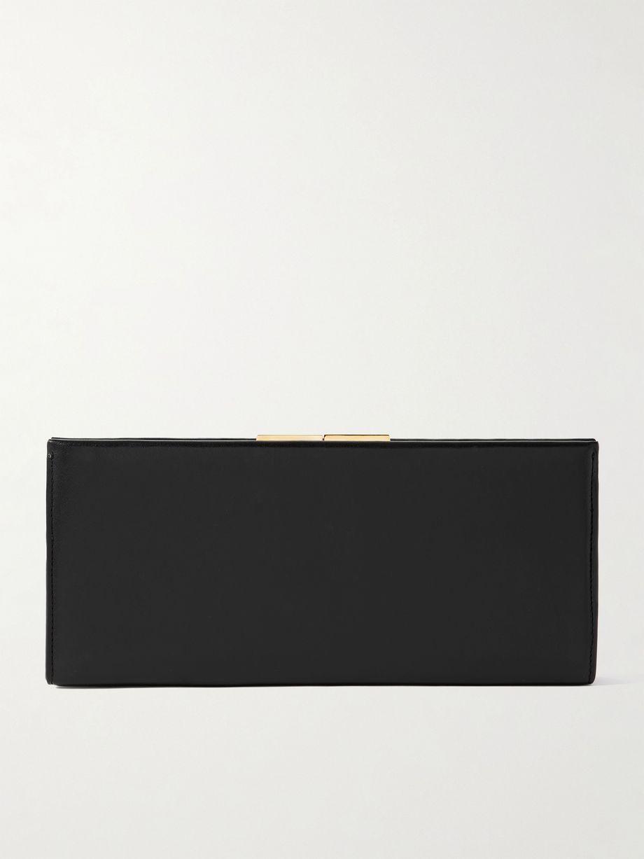 Anjelica leather clutch by NILI LOTAN