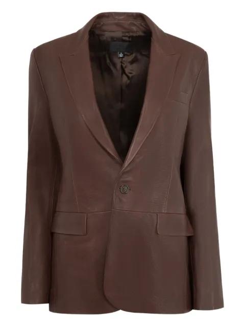 Belmonde leather blazer by NILI LOTAN