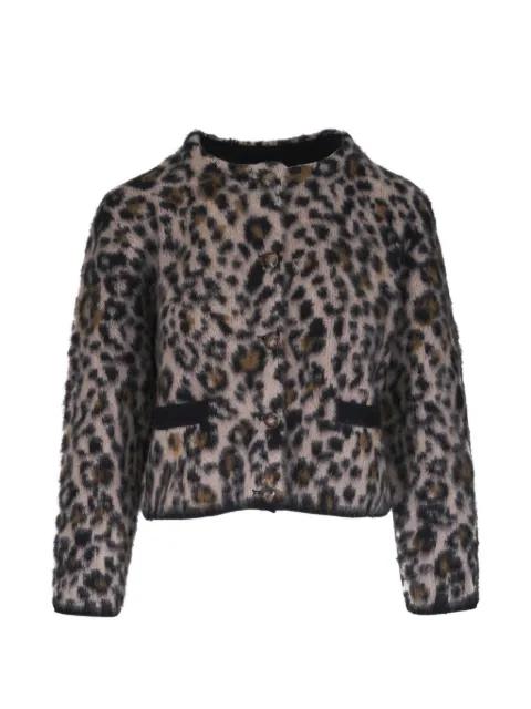 Beyton leopard-print button cardigan by NILI LOTAN
