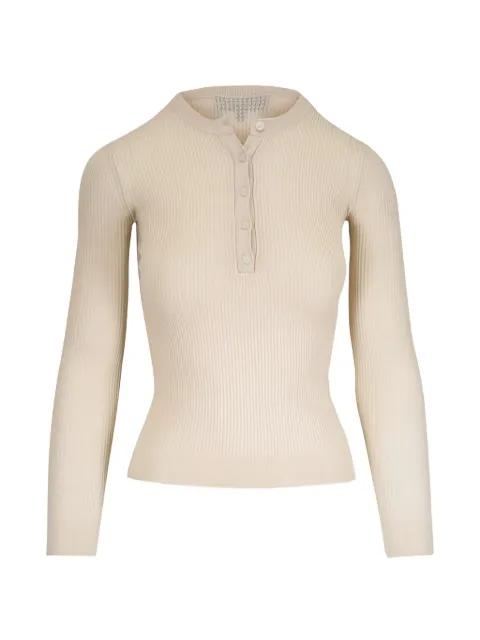 Bijoux ribbed-knit top by NILI LOTAN
