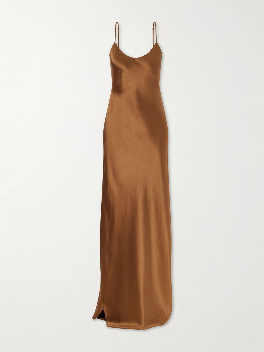 Cami silk-satin gown by NILI LOTAN