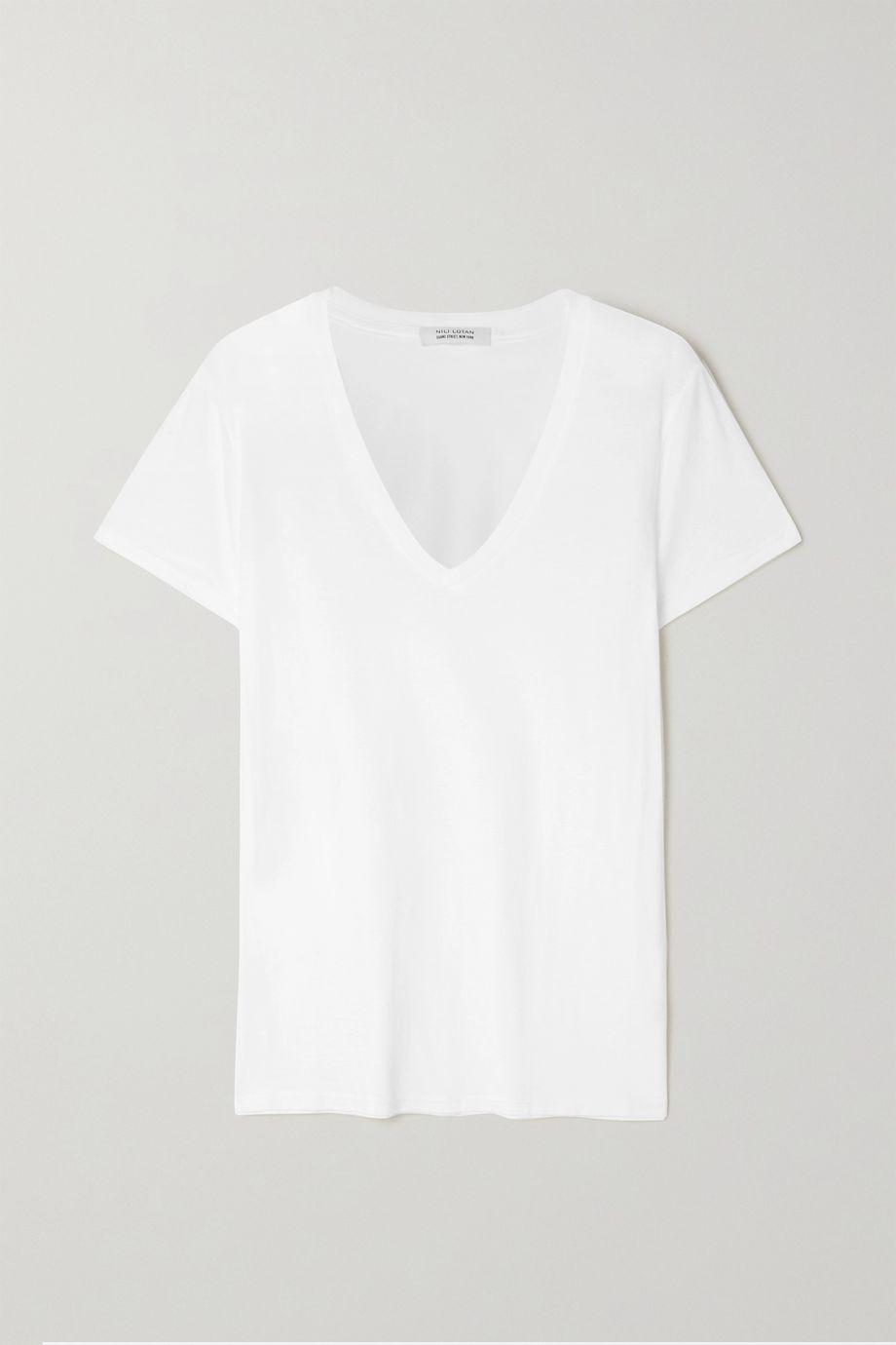 Carol cotton-jersey T-shirt by NILI LOTAN