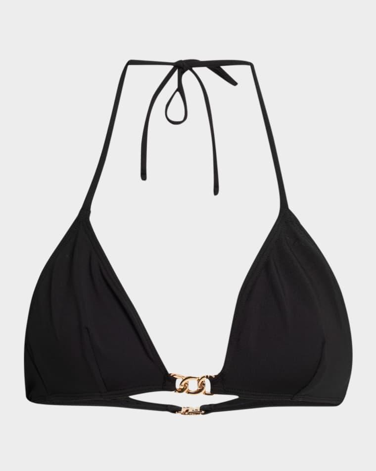 Chain Triangle Two-Piece Swimsuit by NILI LOTAN