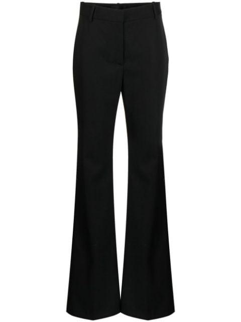 Corette virgin-wool flared trousers by NILI LOTAN