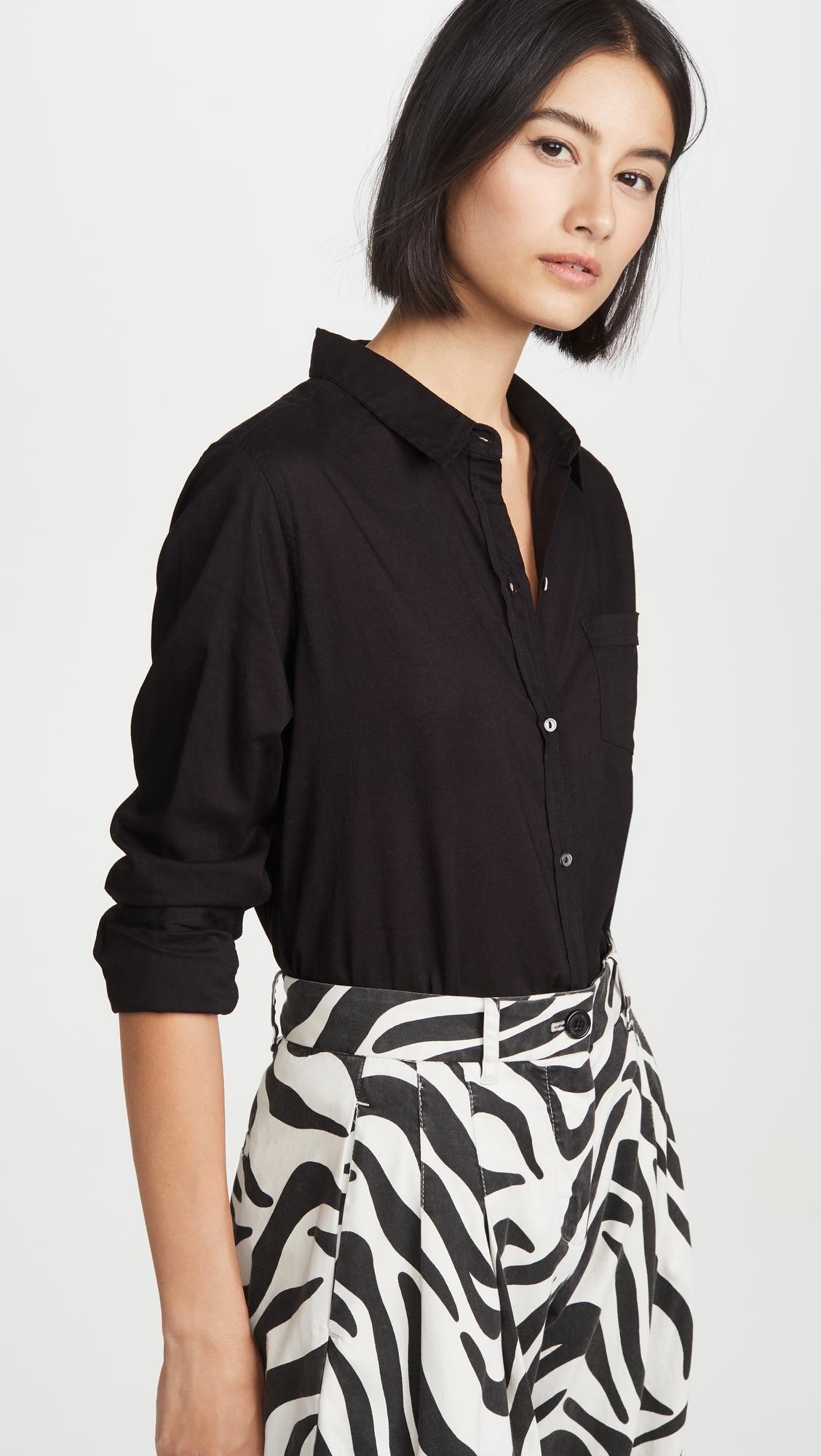 Cotton Voile Shirt by NILI LOTAN