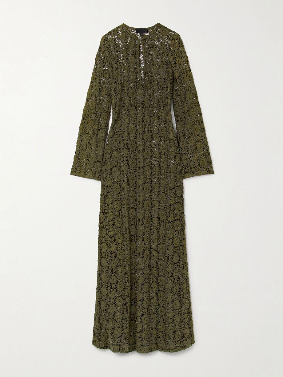 Della cotton corded lace maxi dress by NILI LOTAN