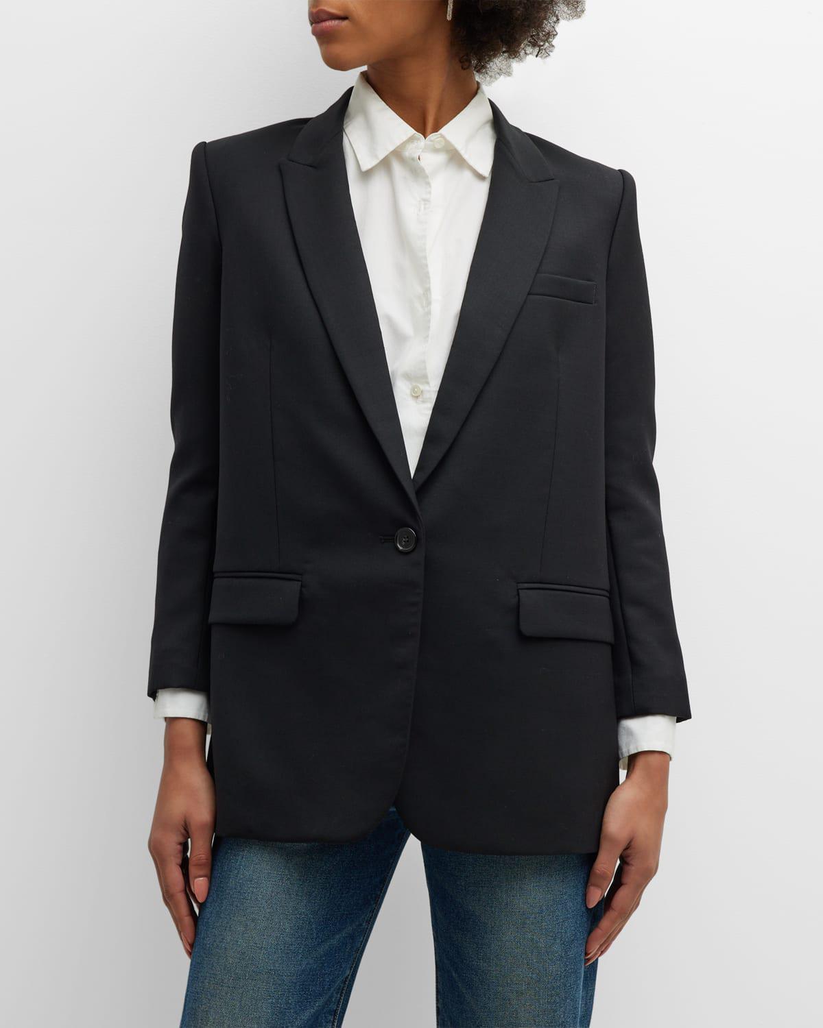 Diane Single-Breasted Blazer Jacket by NILI LOTAN