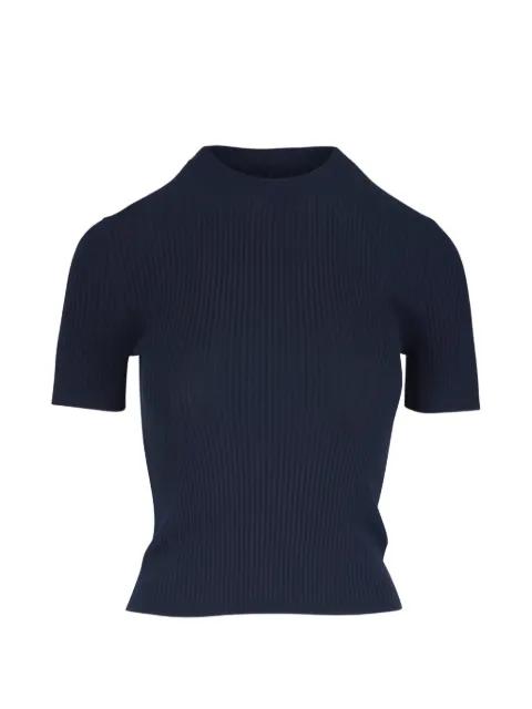 Dorset ribbed short-sleeved top by NILI LOTAN