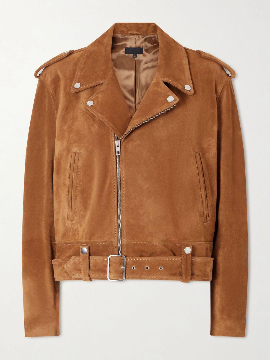 Evel suede biker jacket by NILI LOTAN