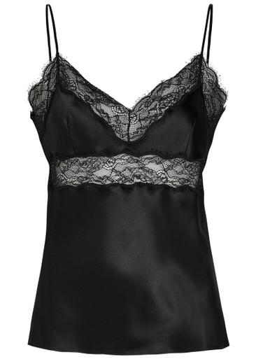 Felicie lace-trim silk cami top by NILI LOTAN