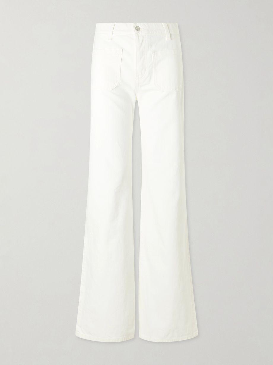 Florence high-rise distressed flared jeans by NILI LOTAN