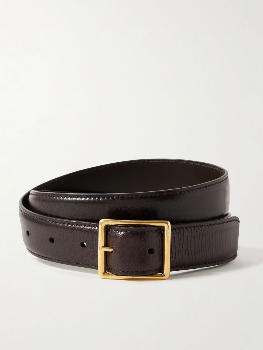 Gabriele leather belt by NILI LOTAN