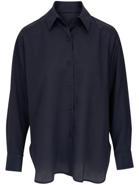 Gaia long-sleeve silk shirt by NILI LOTAN
