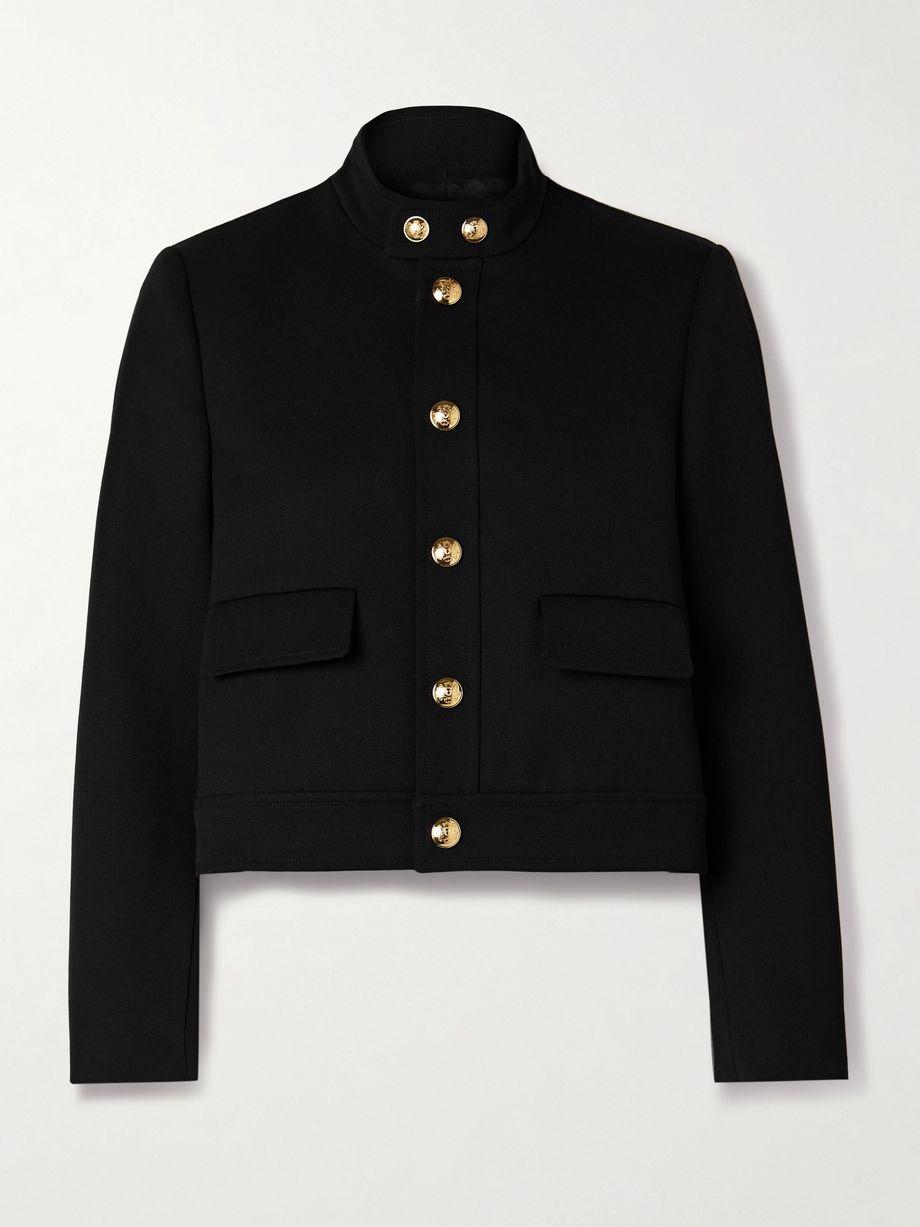 Hadley cropped wool-twill jacket by NILI LOTAN