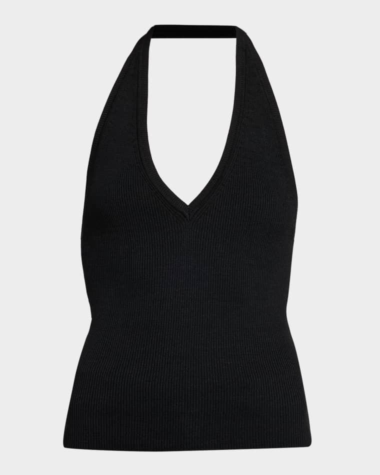 Ivey Rib Halter Sweater by NILI LOTAN