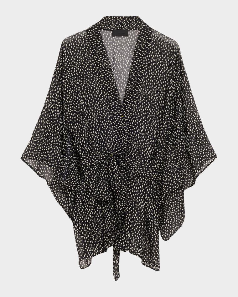 Kima Silk Kimono by NILI LOTAN