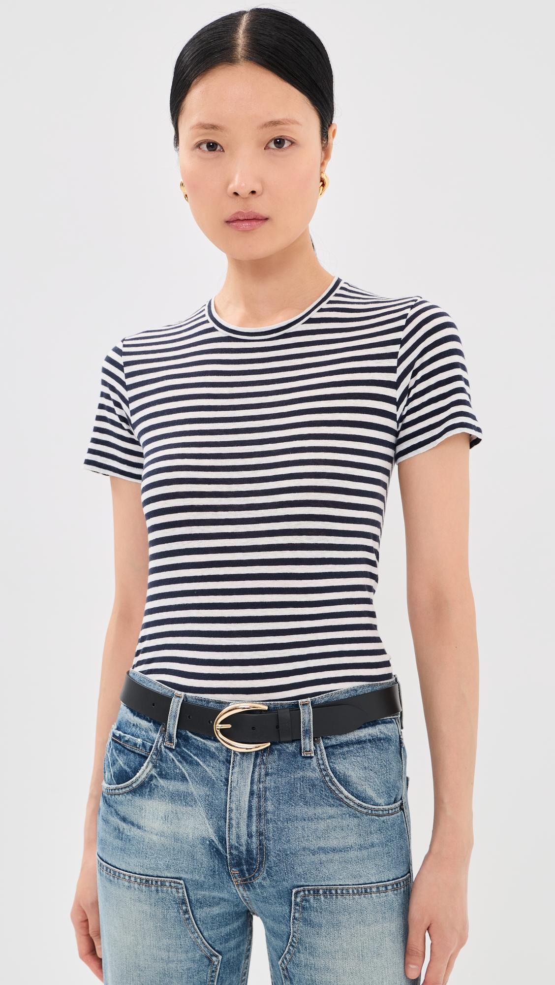 Lana Crew Neck Tee by NILI LOTAN