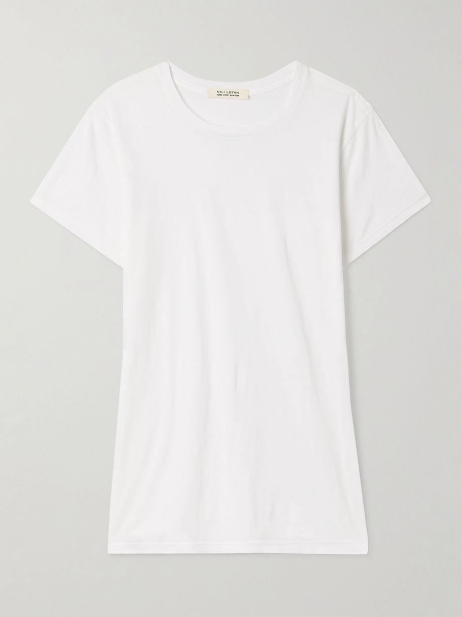 Lana Supima cotton-jersey T-shirt by NILI LOTAN