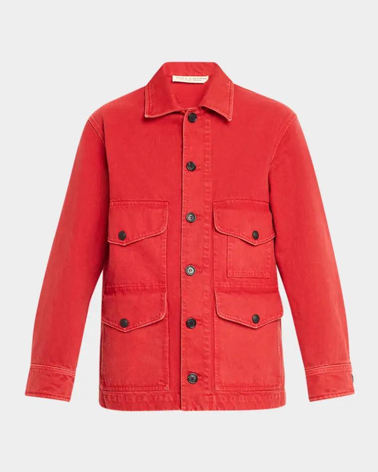 Leroy Cotton Twill Utility Jacket by NILI LOTAN