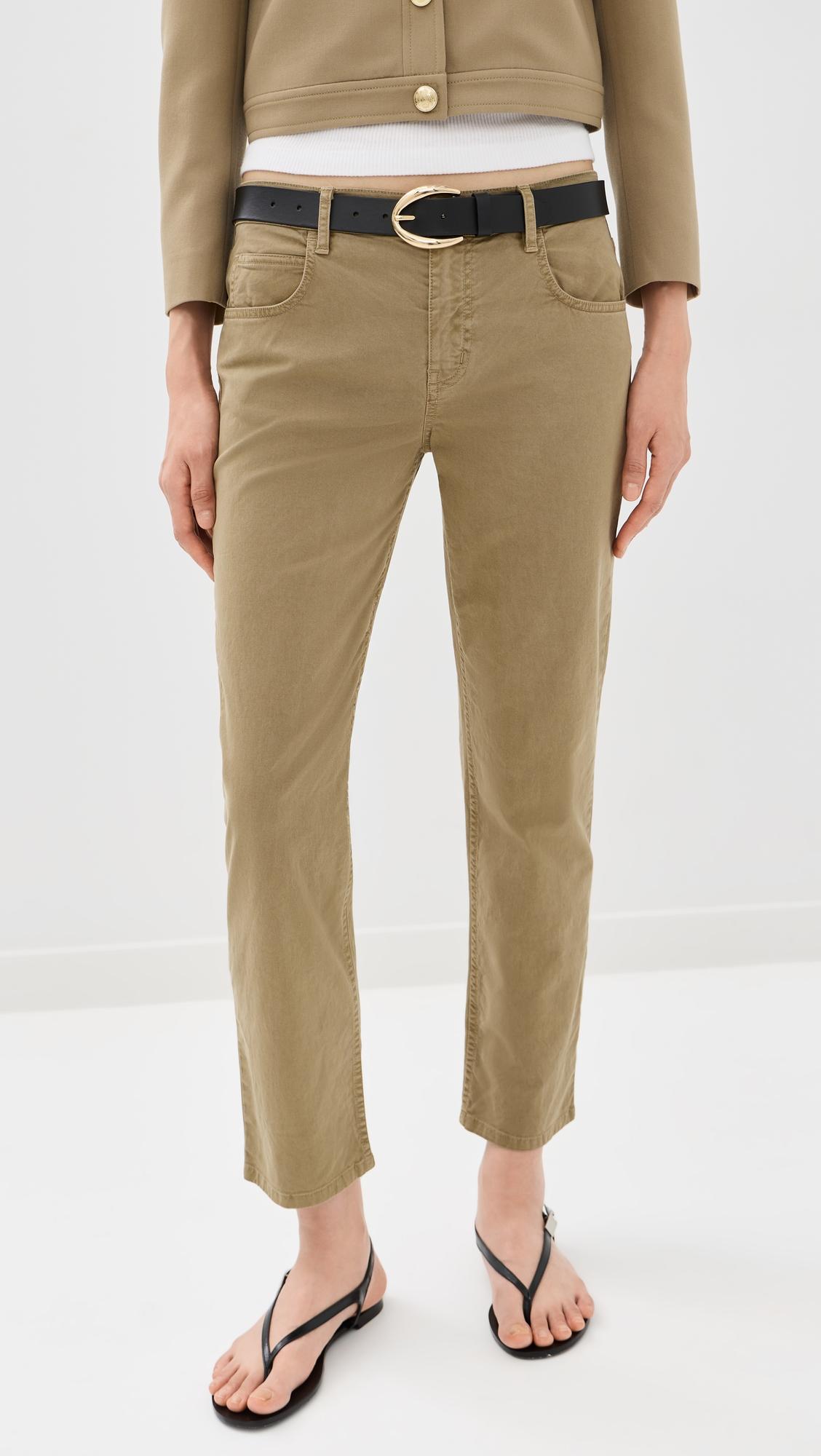 Lorimer Khaki Pants by NILI LOTAN