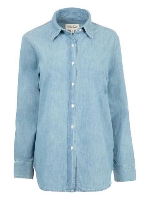 Monti denim long-sleeve shirt by NILI LOTAN