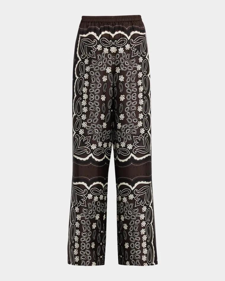 Morgan Silk Pants by NILI LOTAN