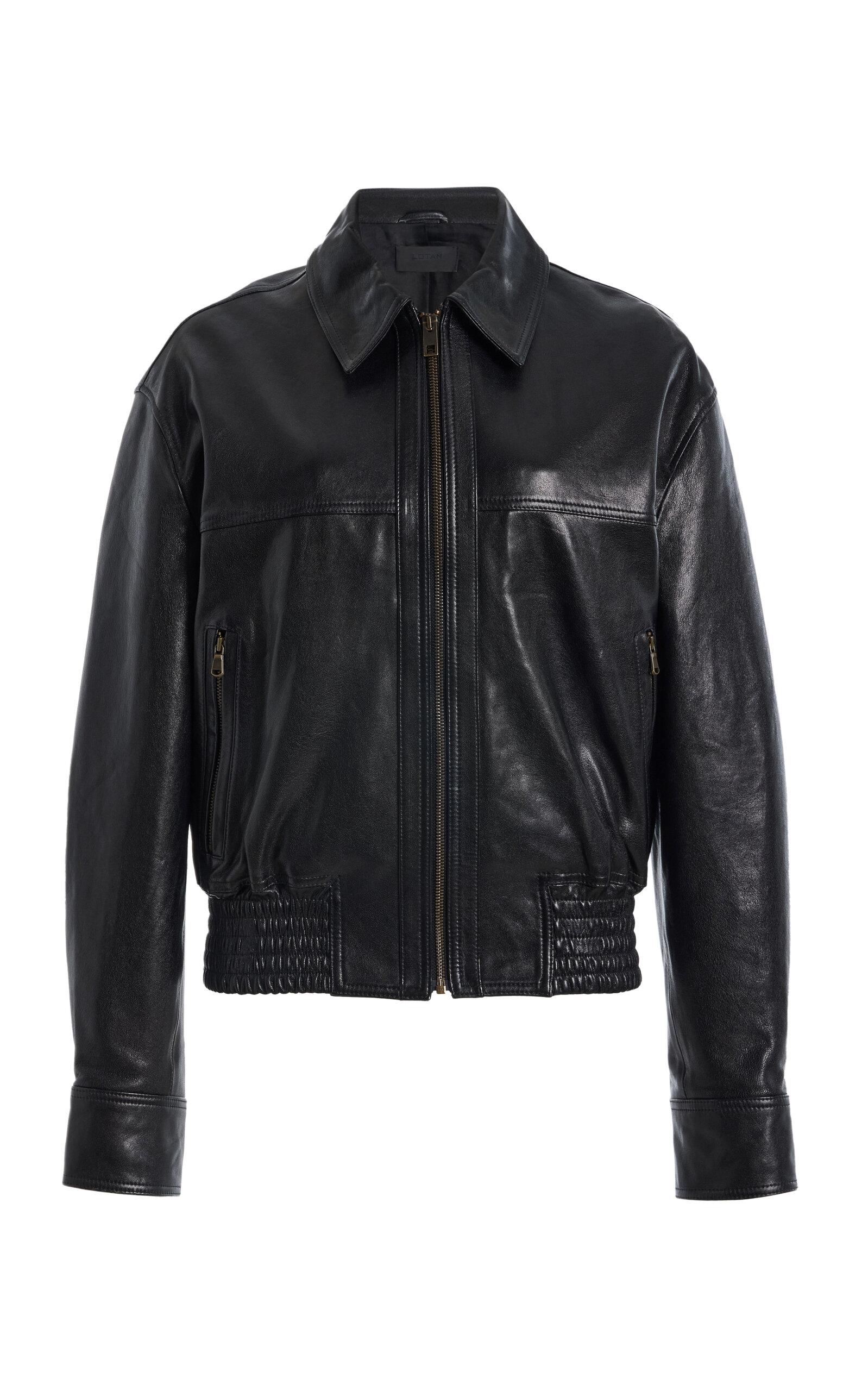 NILI LOTAN Aime Leather Bomber Jacket - Moda Operandi by NILI LOTAN