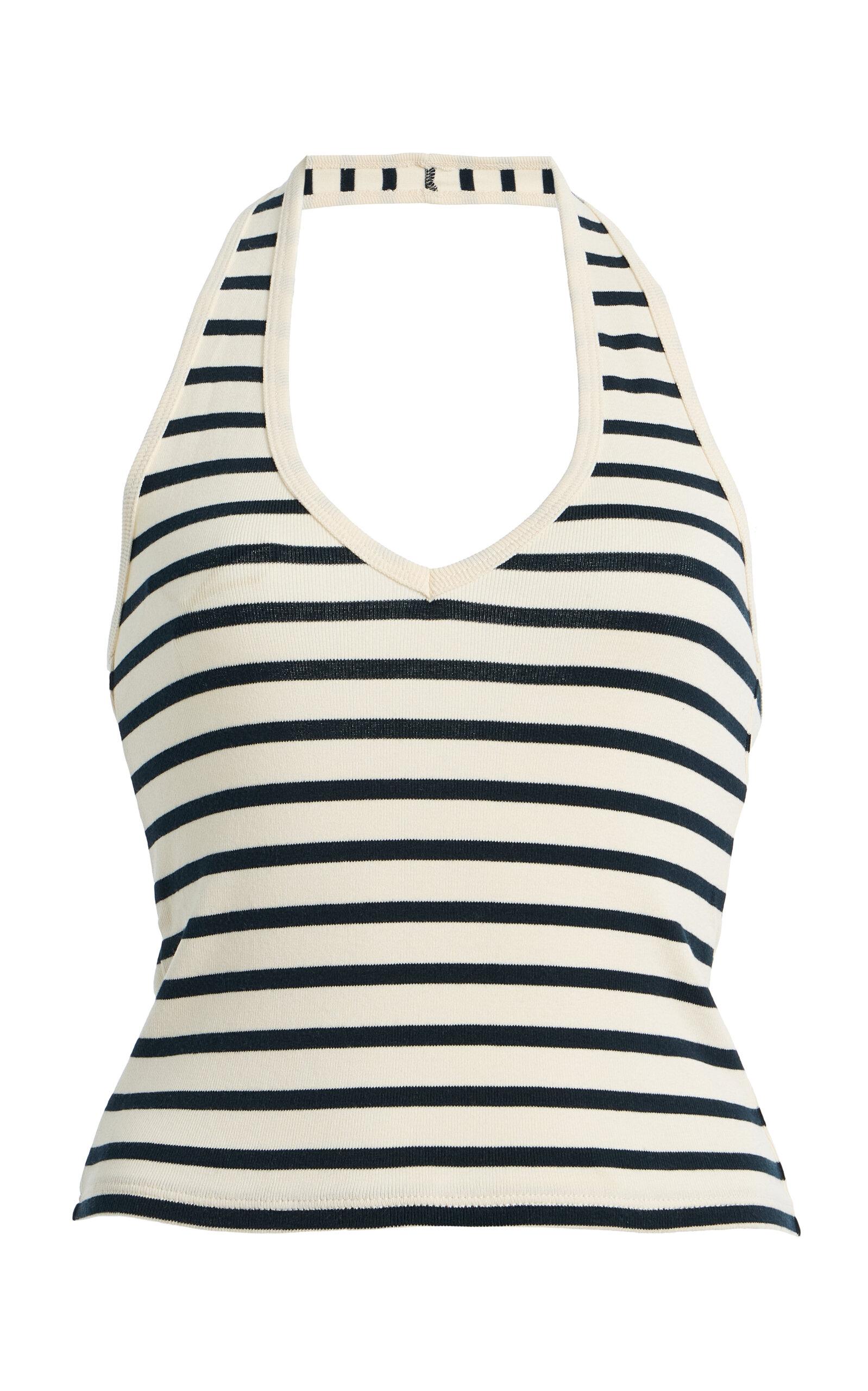 NILI LOTAN Britt Cotton Halter Top - Moda Operandi by NILI LOTAN