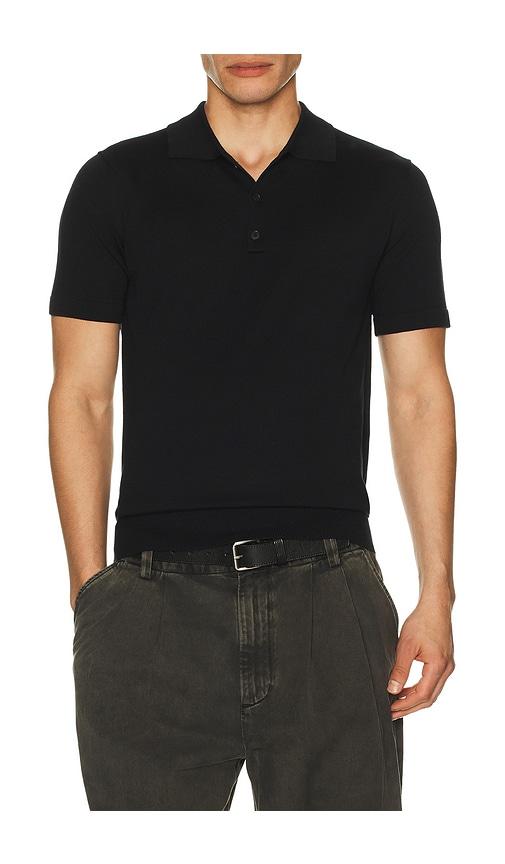 NILI LOTAN Bryce Polo Sweater in Blue by NILI LOTAN