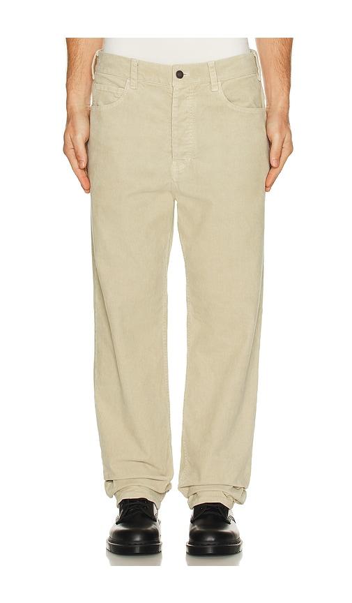 NILI LOTAN Cord Billie Pant in Cream by NILI LOTAN