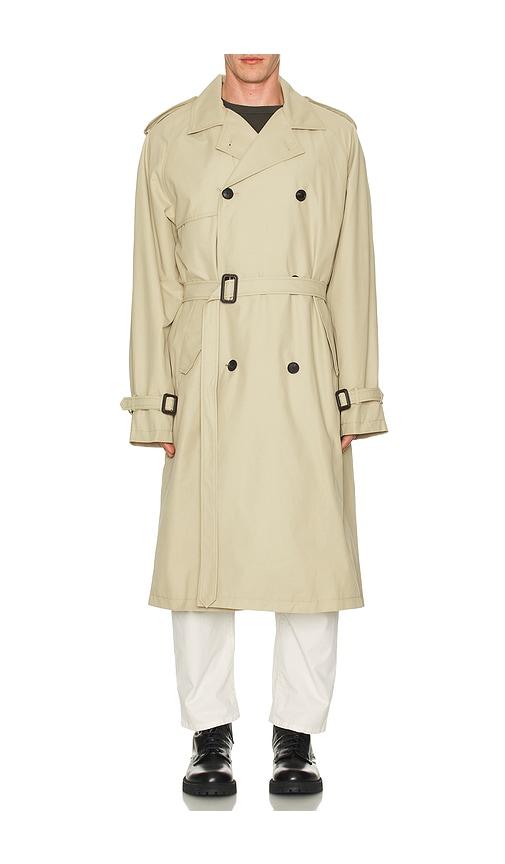 NILI LOTAN Kieran Trench Coat in Beige by NILI LOTAN