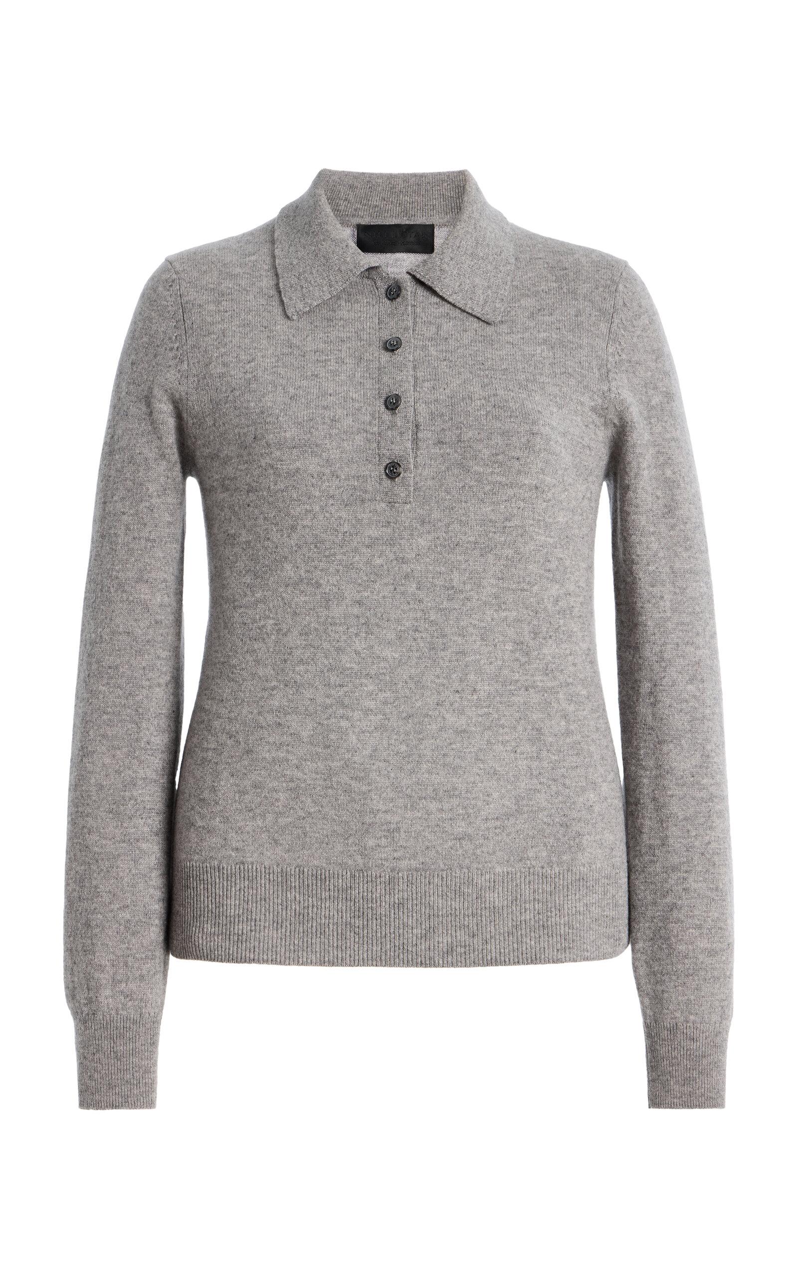 NILI LOTAN Prescott Cashmere Polo Sweater -oda Operandi by NILI LOTAN