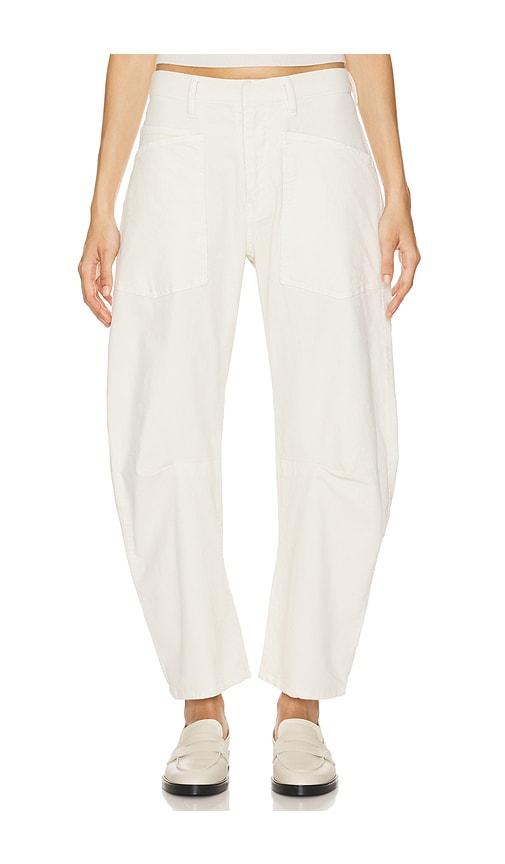 NILI LOTAN Shon Pant in Ivory by NILI LOTAN