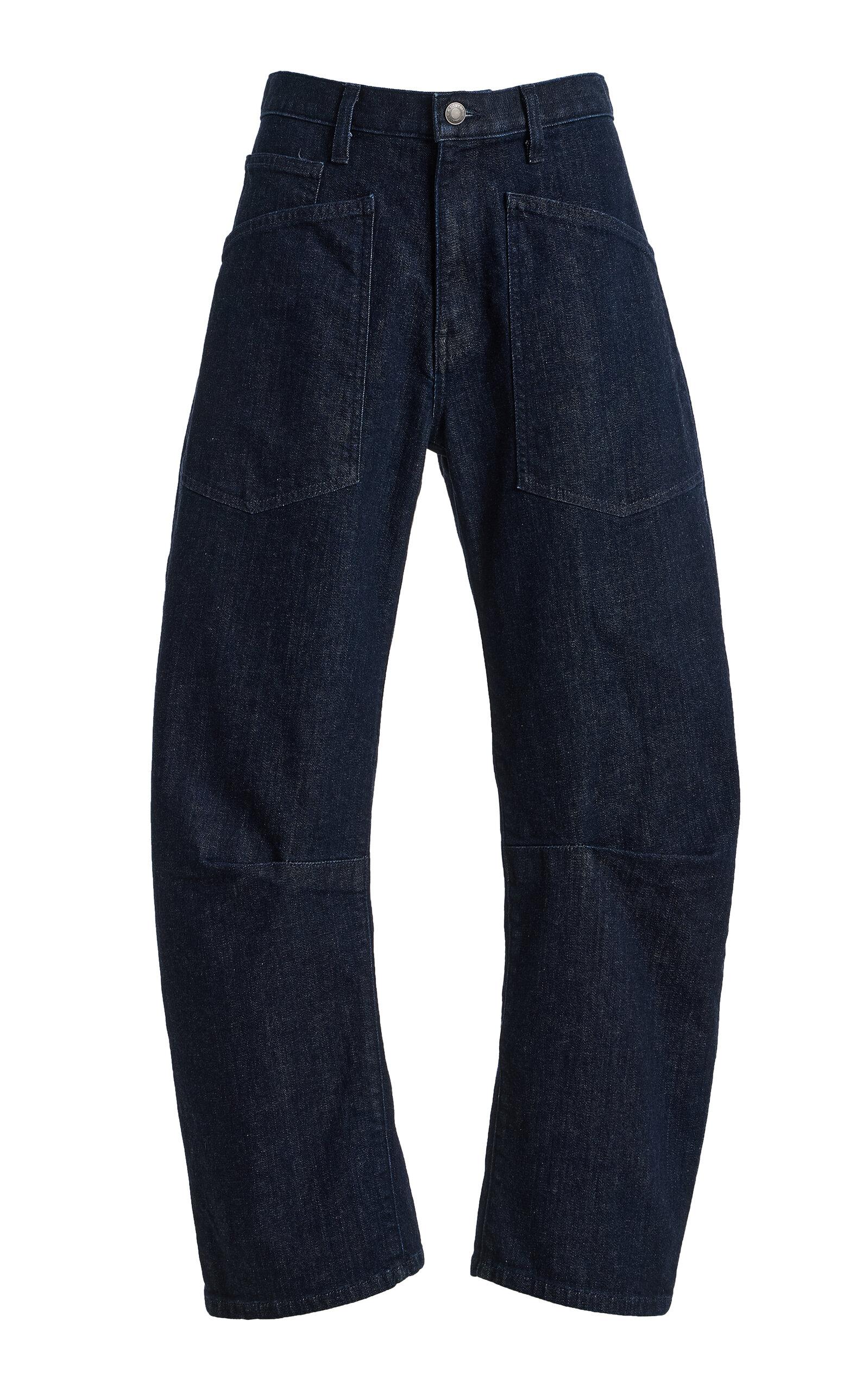 NILI LOTAN Shon Rigid Mid-Rise Wide-Leg Jeans - Moda Operandi by NILI LOTAN
