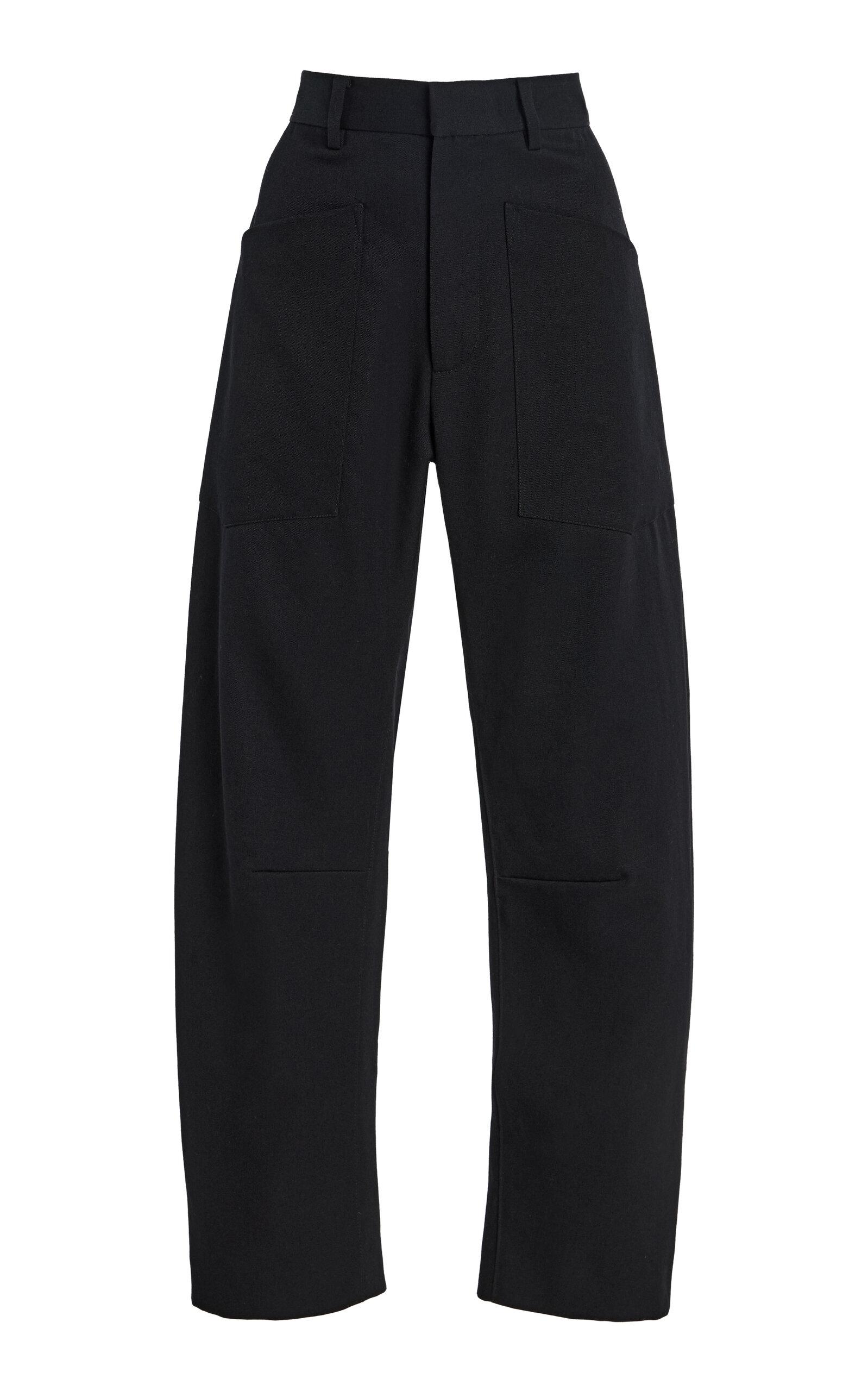 NILI LOTAN Shon Wool Barrel-Leg Pants - Moda Operandi by NILI LOTAN