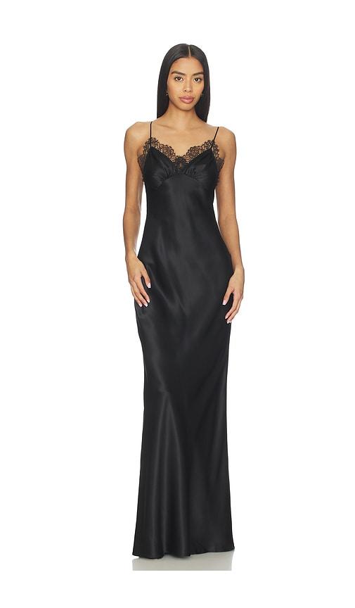 NILI LOTAN Sylas Dress in Black by NILI LOTAN