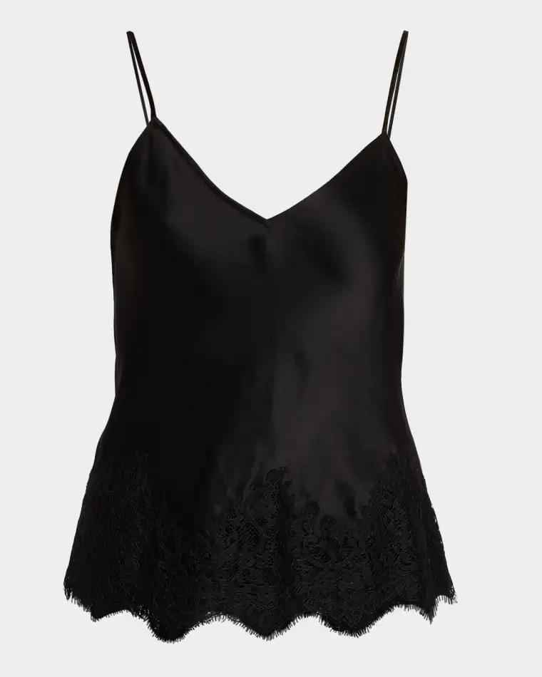 Nadine Lace Silk Cami Top by NILI LOTAN