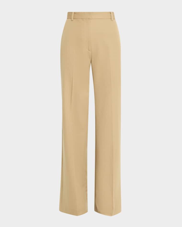 Rivers High-Waisted Straight-Leg Trousers by NILI LOTAN