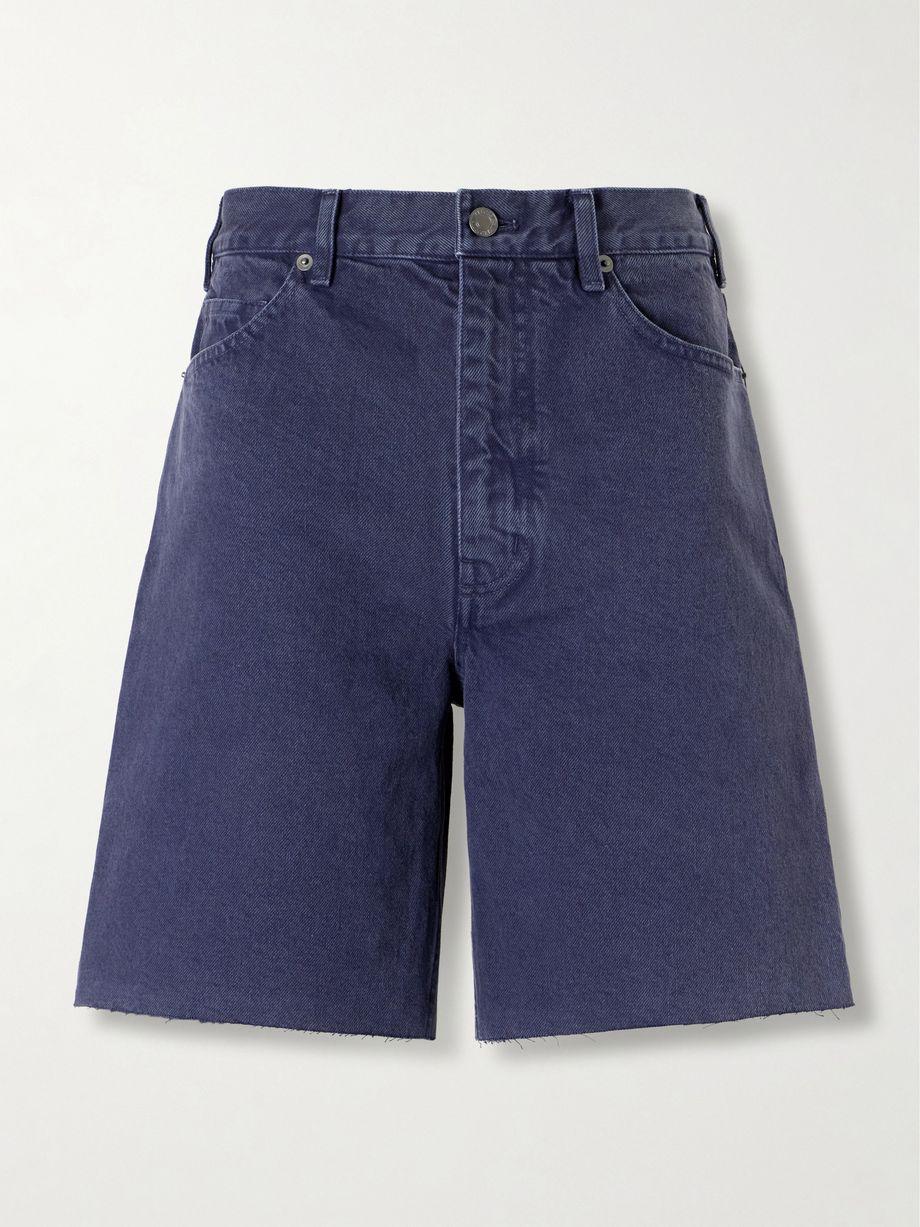 Russel frayed denim shorts by NILI LOTAN