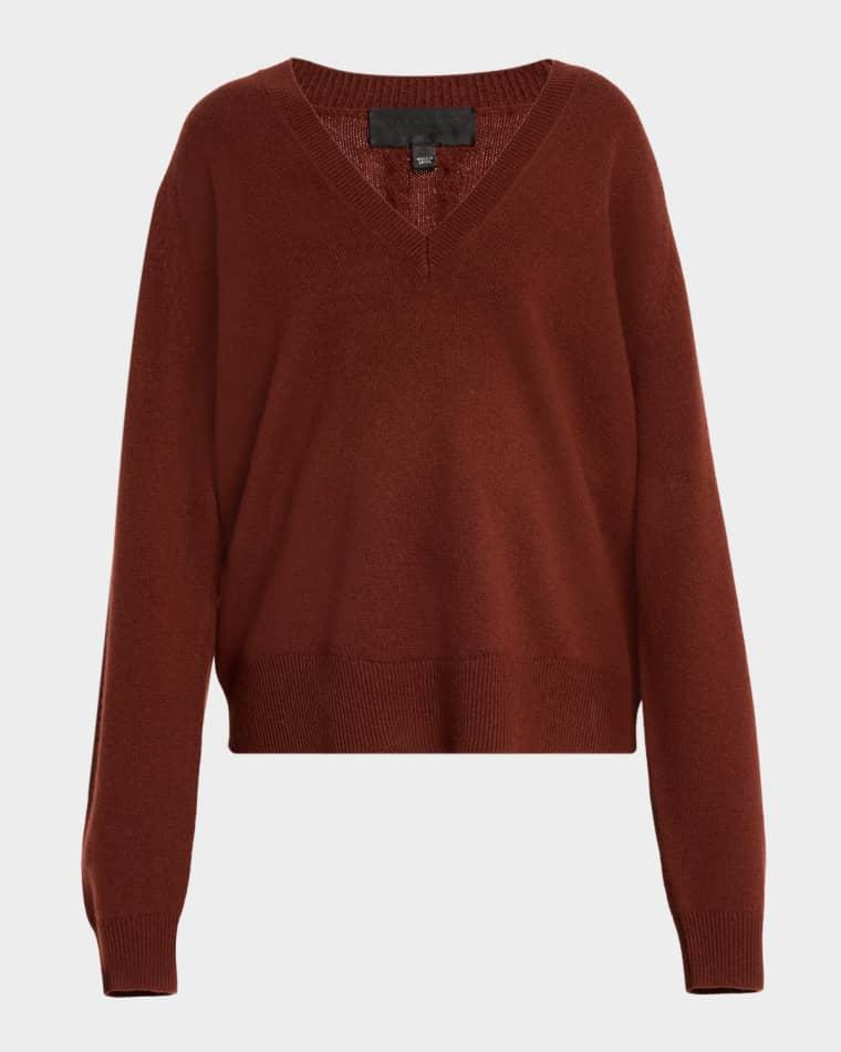 V-Neck Cashmere Sweater by NILI LOTAN