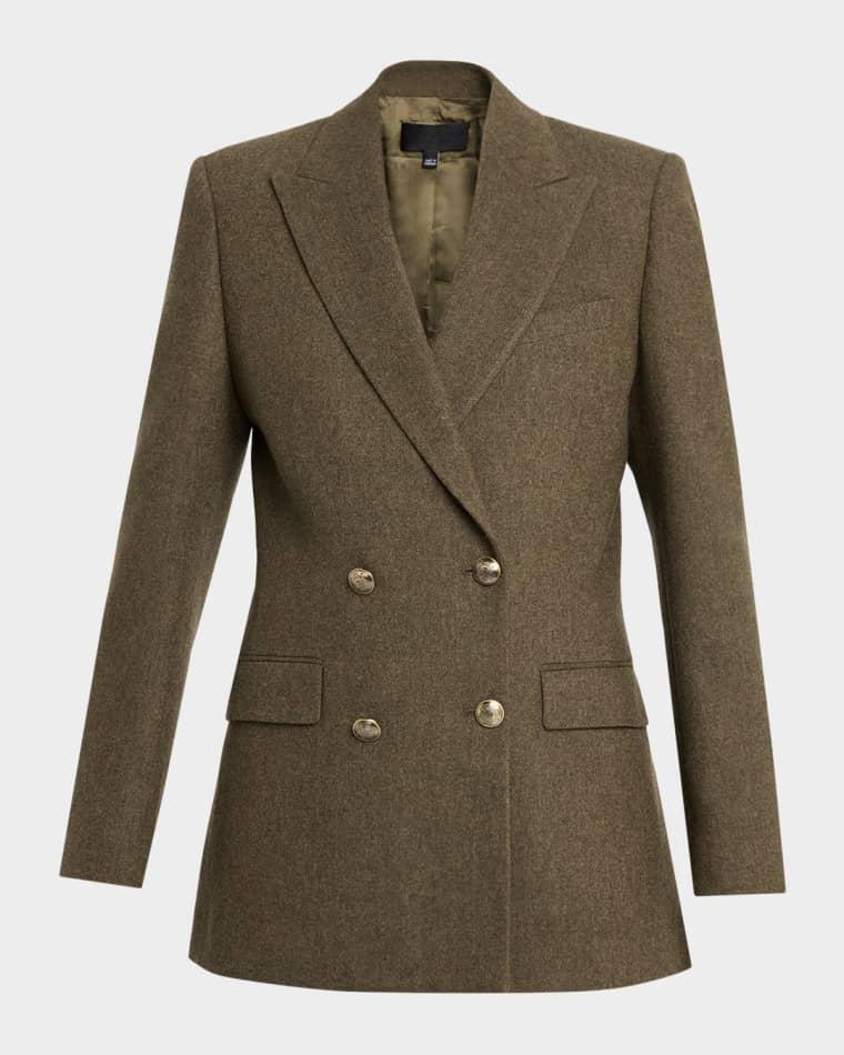 Weston Double-Breasted Wool Jacket by NILI LOTAN