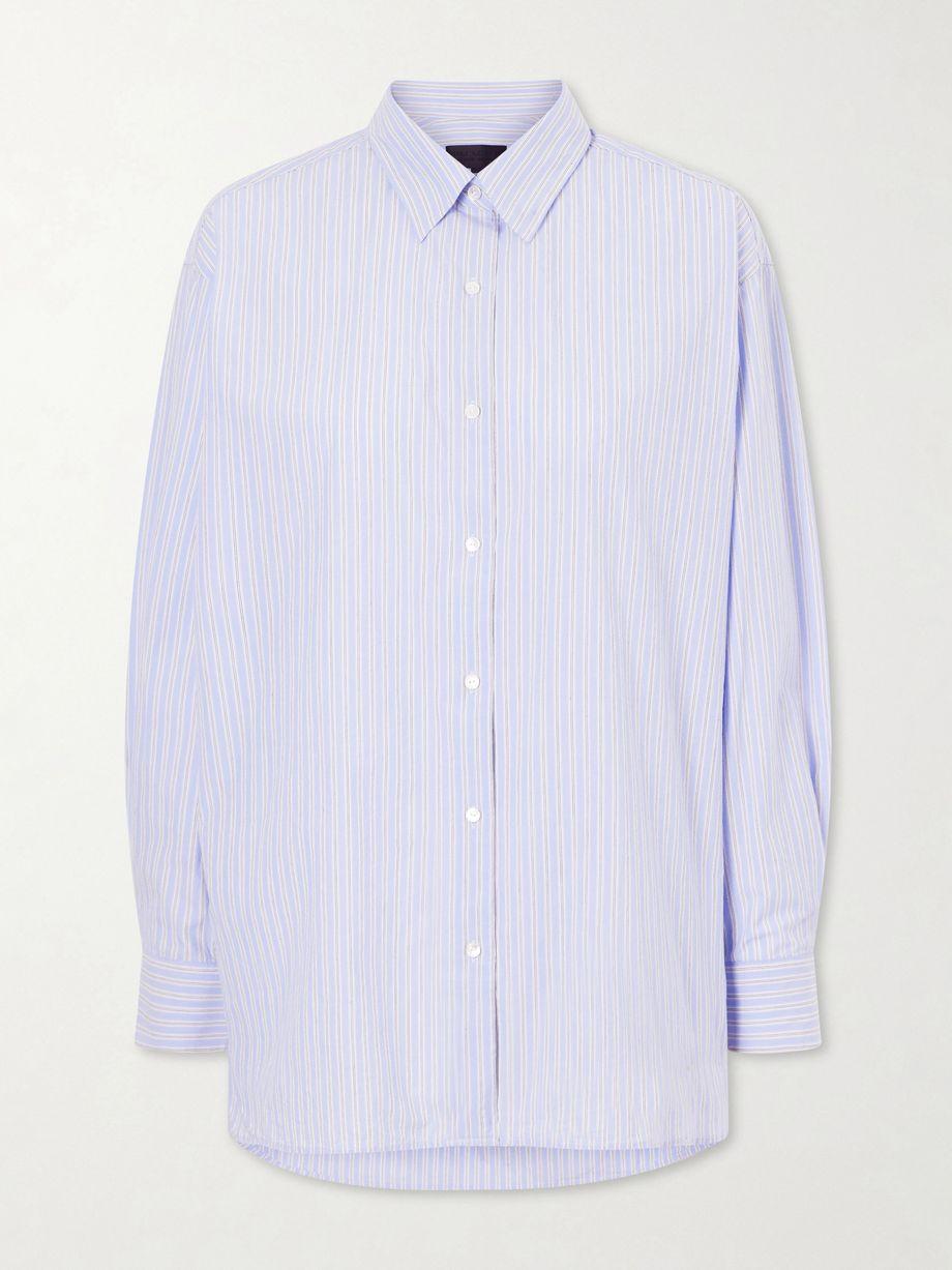 Yorke striped cotton shirt by NILI LOTAN