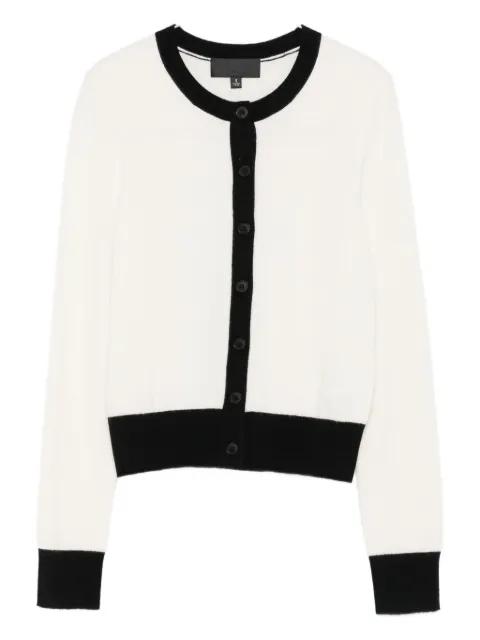 colourblock cashmere cardigan by NILI LOTAN