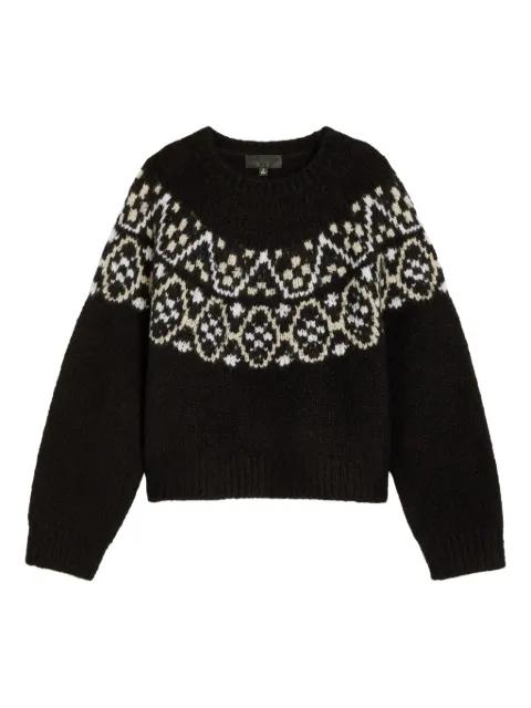 fairisle-pattern sweater by NILI LOTAN
