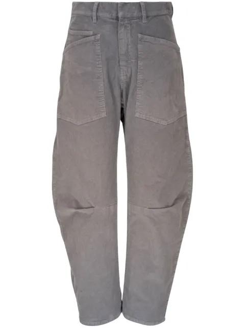 high-waisted corduroy trousers by NILI LOTAN
