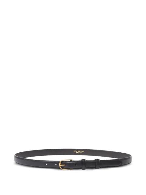 leather buckle belt by NILI LOTAN